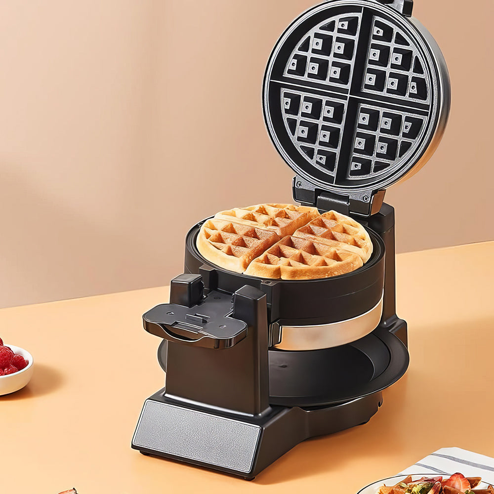 Belgian Waffle Maker with 180° Flip, Nonstick Plates & Cool Touch, 1080W
