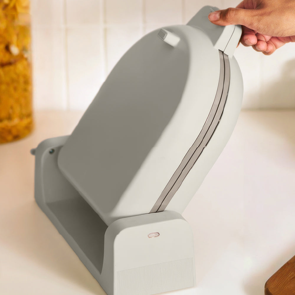 Flip-n-Store Waffle Maker with Ceramic Nonstick Plates, 1000W