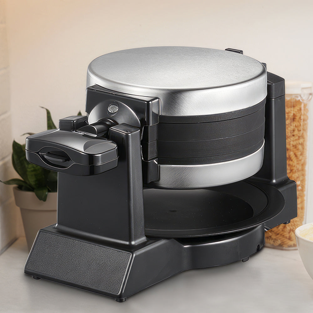 Belgian Waffle Maker with 180° Flip, Nonstick Plates & Cool Touch, 1080W