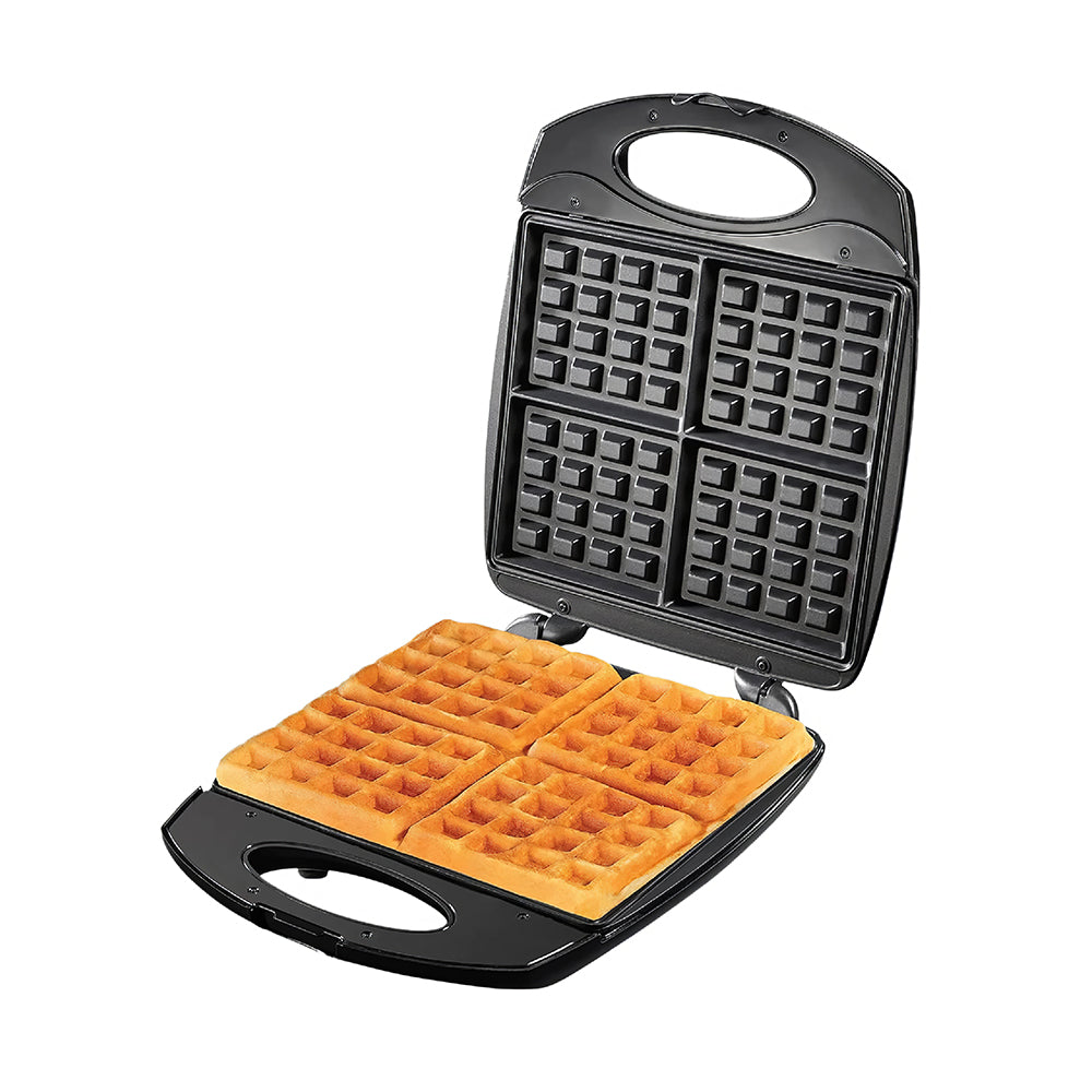 2-Slice Electric Waffle Maker with Nonstick Plates, Stainless Steel