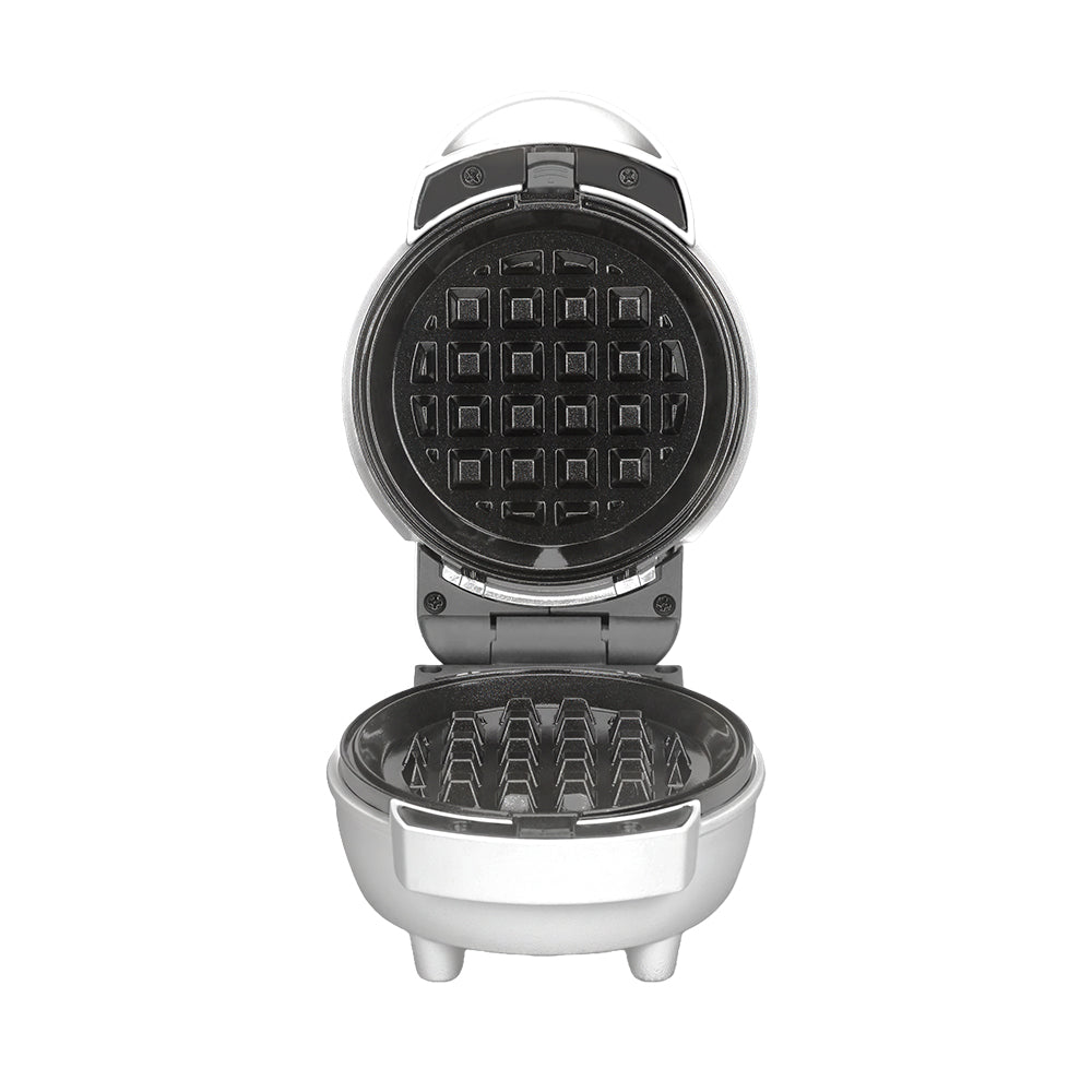 6-in-1 Mini Waffle Maker with 8 Removable Ceramic Plates, 4.5"