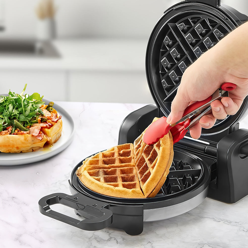 Belgian Waffle Maker with 180° Flip, Nonstick Plates & Cool Touch, 1080W