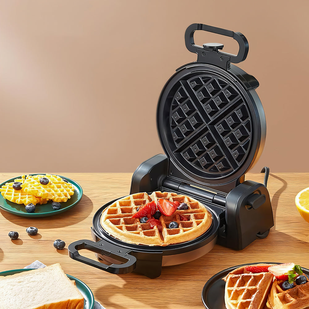 Belgian Waffle Maker with 180° Flip, Nonstick Plates & Cool Touch, 1080W
