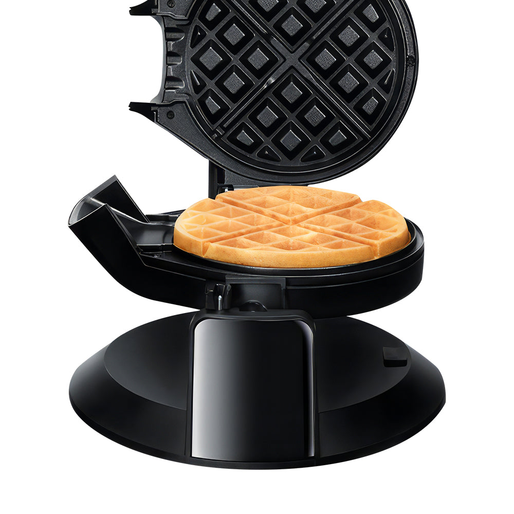 Dual Pour Belgian Waffle Maker with Nonstick Plates & Pour Spout, 800W