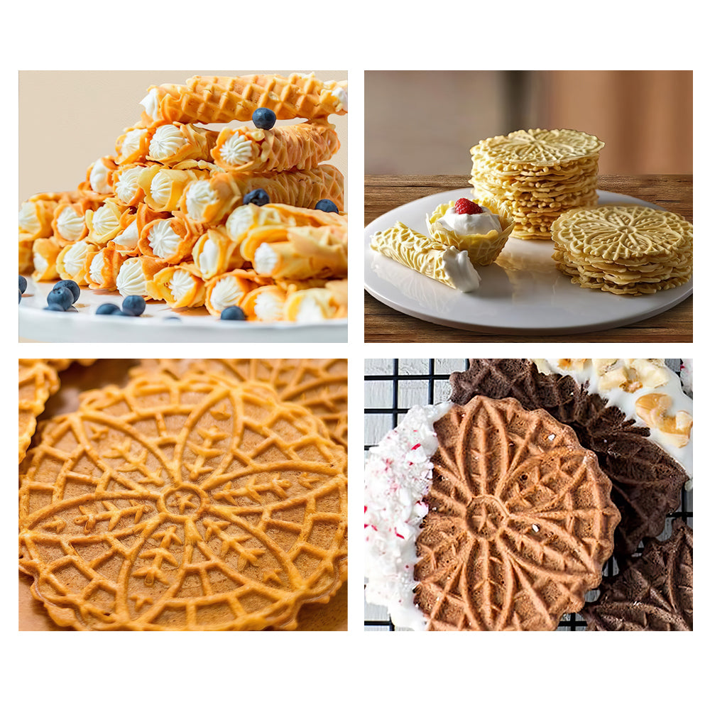 7-Inch Round Classic Waffle Maker with Nonstick Plates, Black